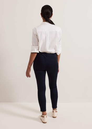 Phase Eight Petite Amina Skinny Trousers Indigo Canada | IWXMBQ-896